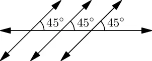 Infinite parallel lines.