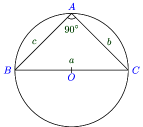 right angle sine law